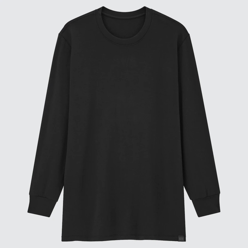 Uniqlo Heattech Crew Neck Long Sleeve T-Shirt